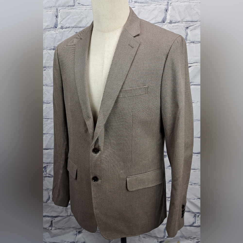 NWT Banana Republic Men's Blazer Sport Coat Tailored Fit Working Cuffs Brown 42R - Picture 7 of 16